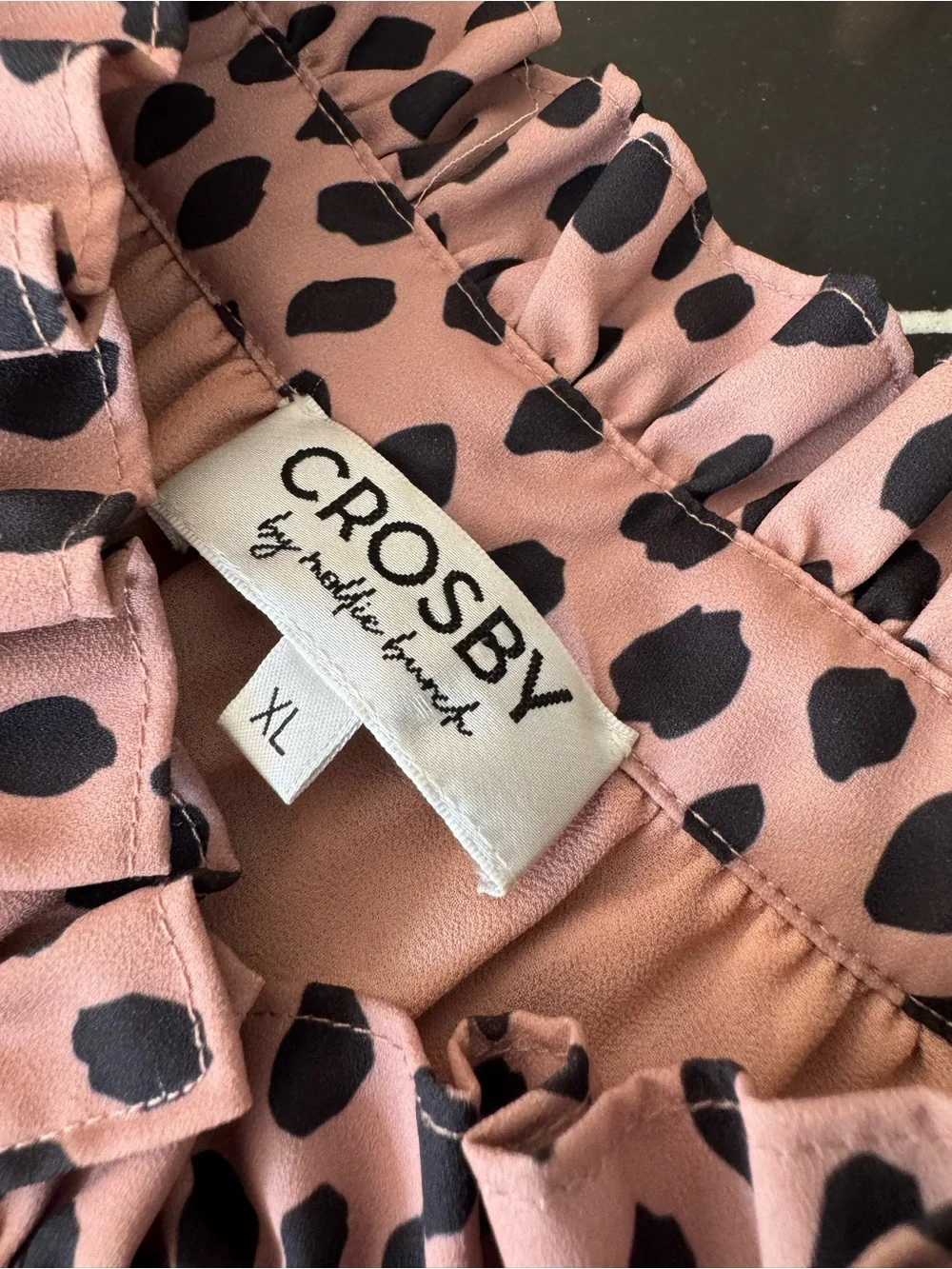 Crosby Dress with Black Spot Print - Picture 4 of 7